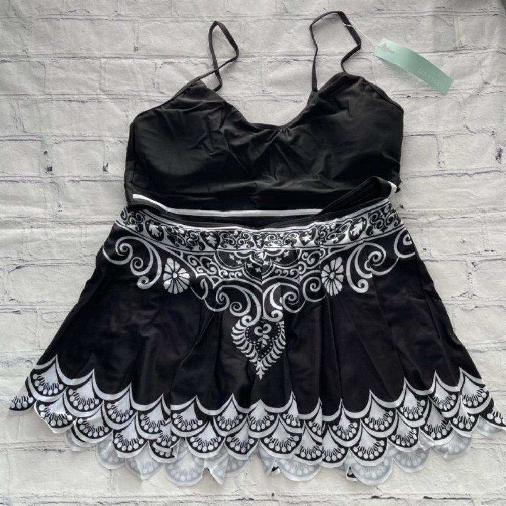 Dresslily Skirted Bikini Swimsuit